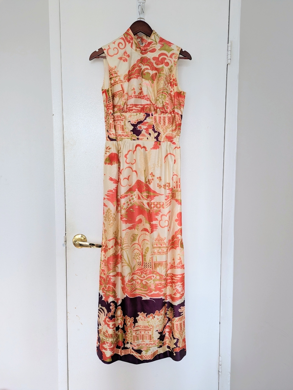 Vintage 70's Maxi Dress S